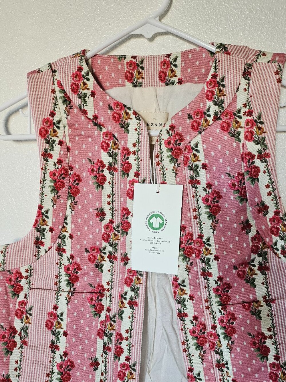 Sezane Jacket English flowers stripe - Picture 2 of 7